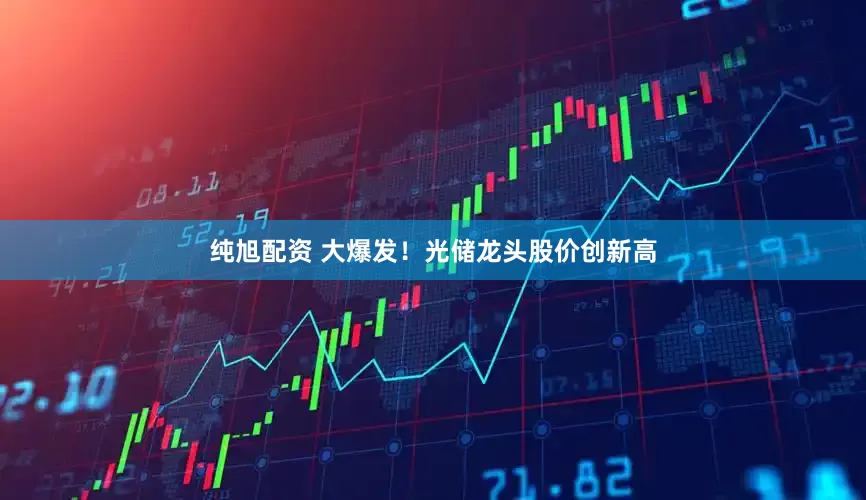 纯旭配资 大爆发！光储龙头股价创新高