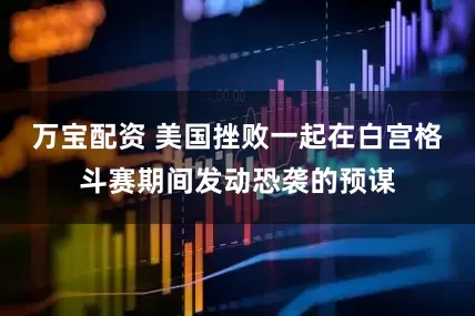 万宝配资 美国挫败一起在白宫格斗赛期间发动恐袭的预谋